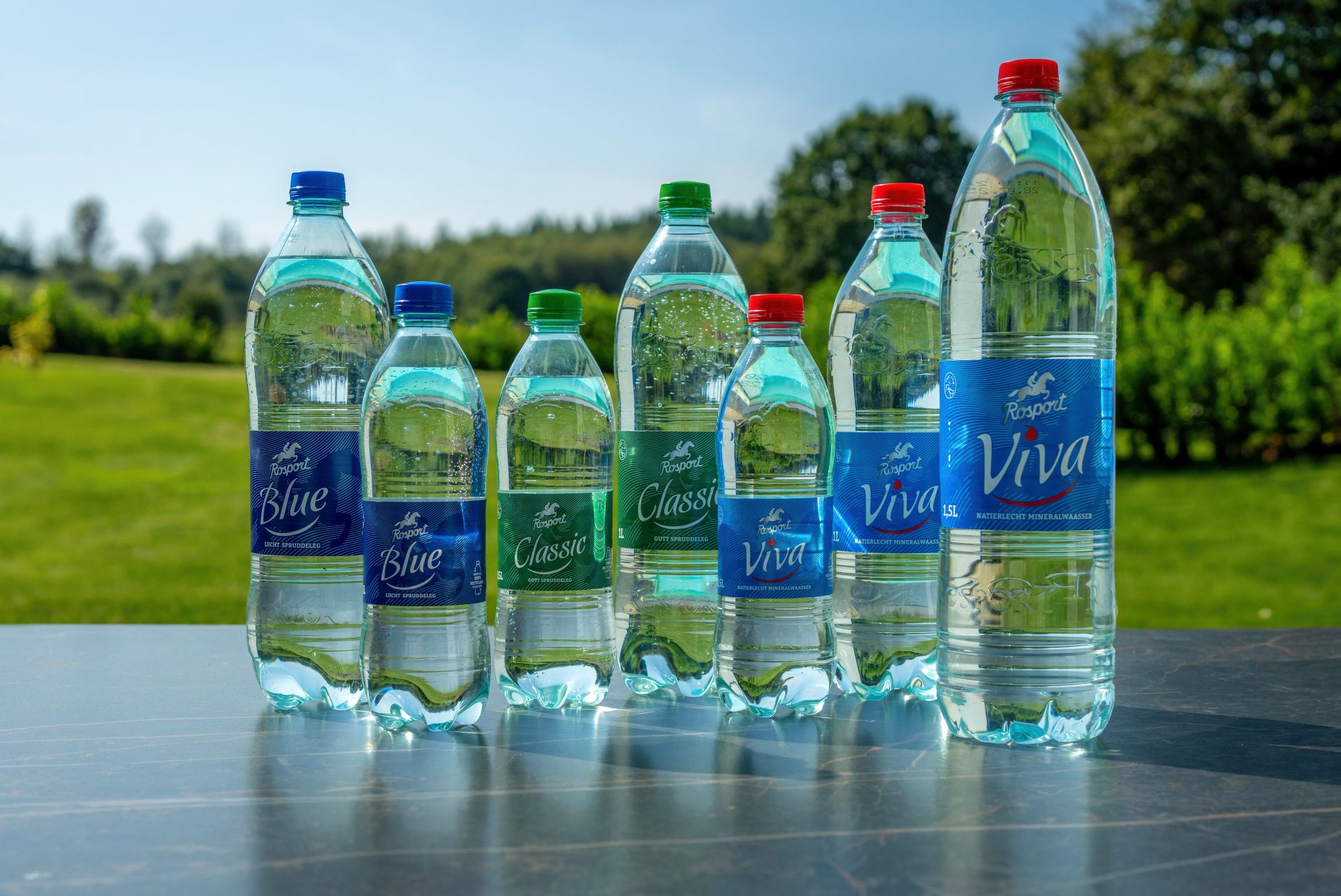 Sources Rosport has just launched its brand new range of PET bottles made from “Made in Luxembourg” plastic and blown in Rosport.